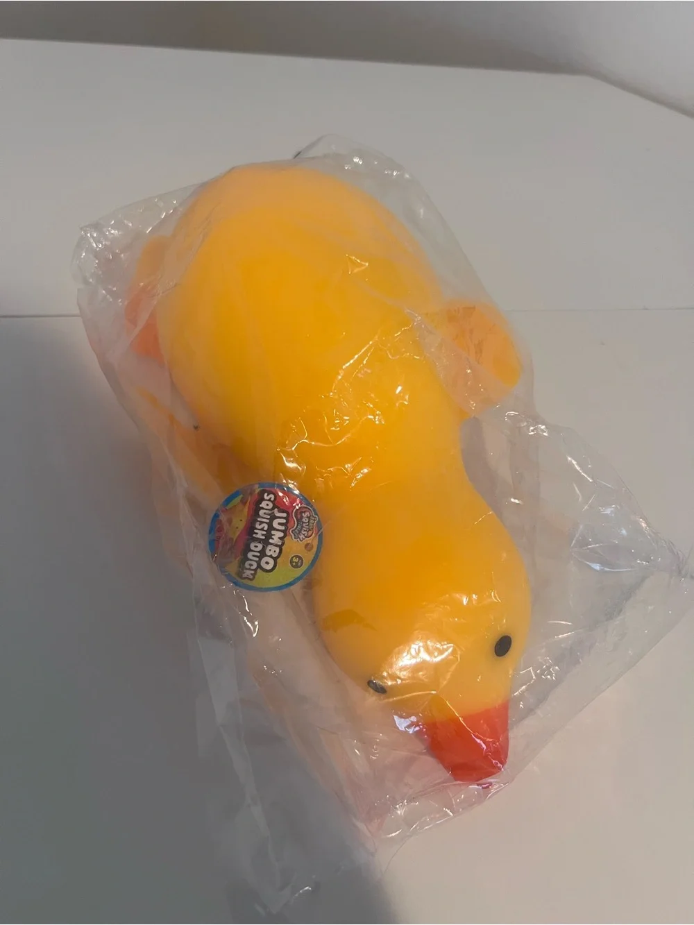 Yellow Rubber Duck Pet Toy - Durable Squeaky Play Toy